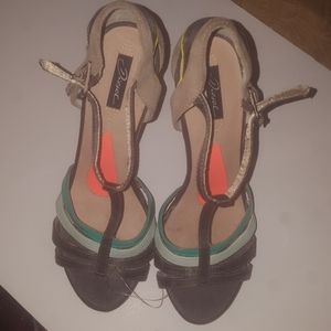 3/$20 NWOT Diesel multicolor high heeled sandals